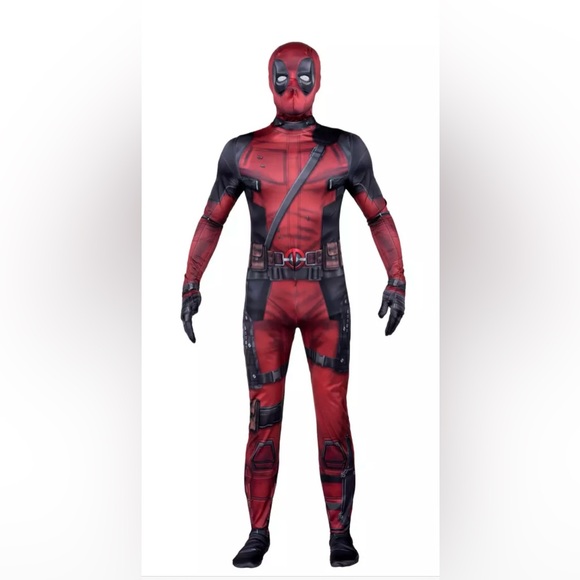Deadpool Adult Halloween Costume, Sz XS, by Jazwares - Picture 1 of 10
